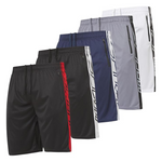 5-Pack Men's Athletic Running Basketball Gym Workout Shorts