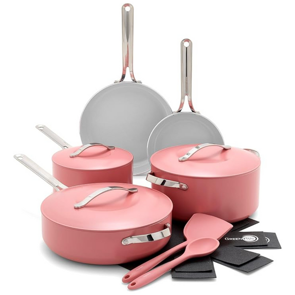 GreenPan Nova 10 Piece Cookware Pots And Pans Set