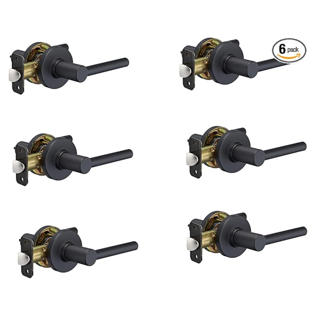 6-Pack Amazon Basics Contemporary Madison Door Lever