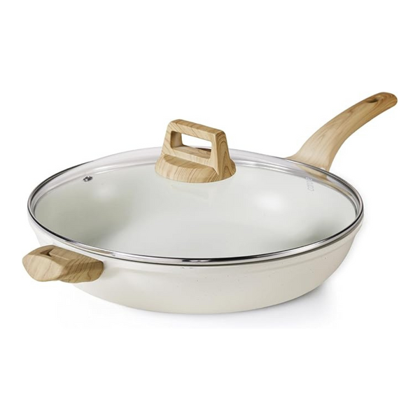 Carote 12.5" Granite Non Stick Frying Pan With Lid (2 Colors)