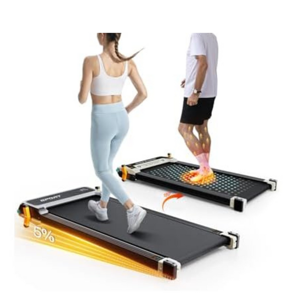 2-In-1 2.5HP Quite Portable Under Desk Treadmill