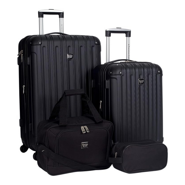 4-Piece Travelers Club Midtown Hardside Luggage Set (Various Colors)