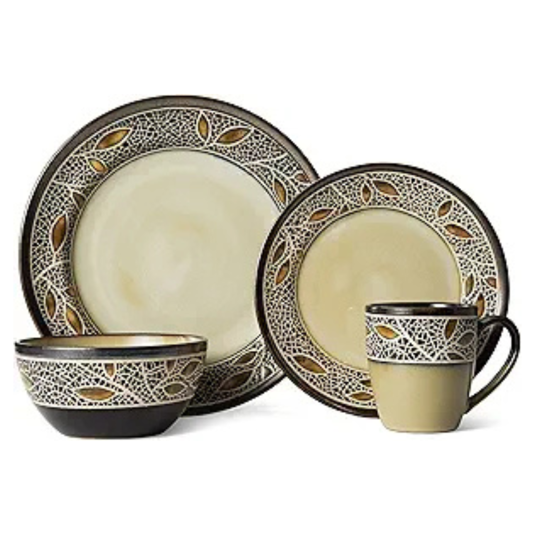 16-Piece Gourmet Basics Alexandria Dinnerware Set