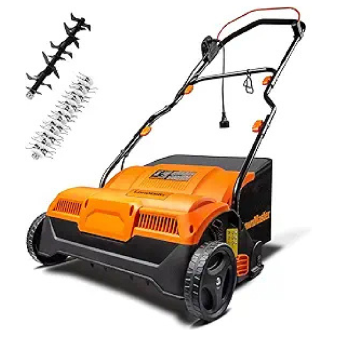 LawnMaster GVB1316 Electric 16'' 13 Amp Dethatcher & Scarifier