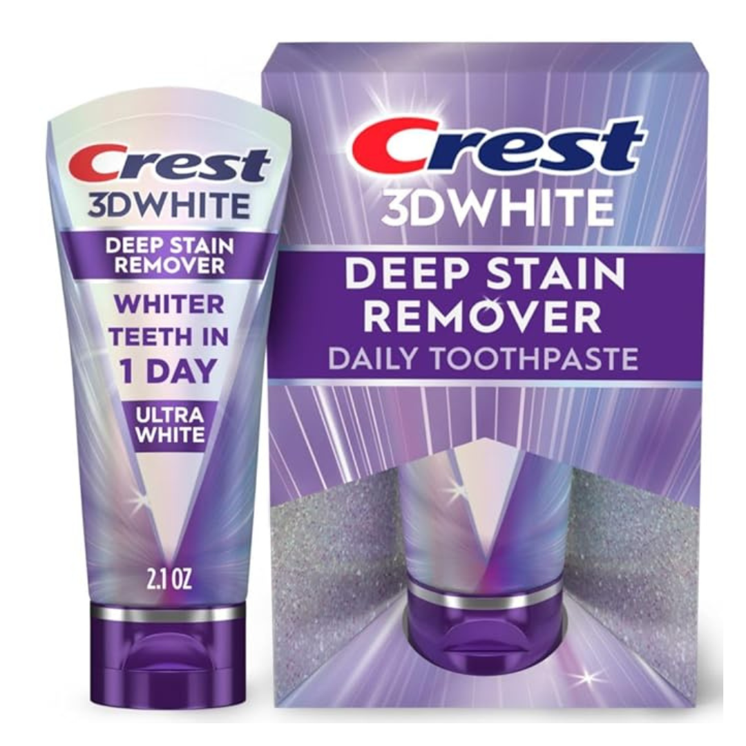Crest 3DWhite Brilliance Deep Stain Remover Ultra White Toothpaste – 2.1oz