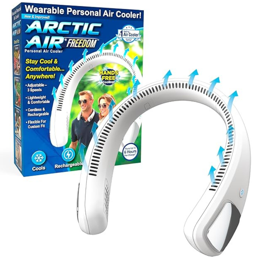 Arctic Air Freedom Portable 3-Speed Neck Fan