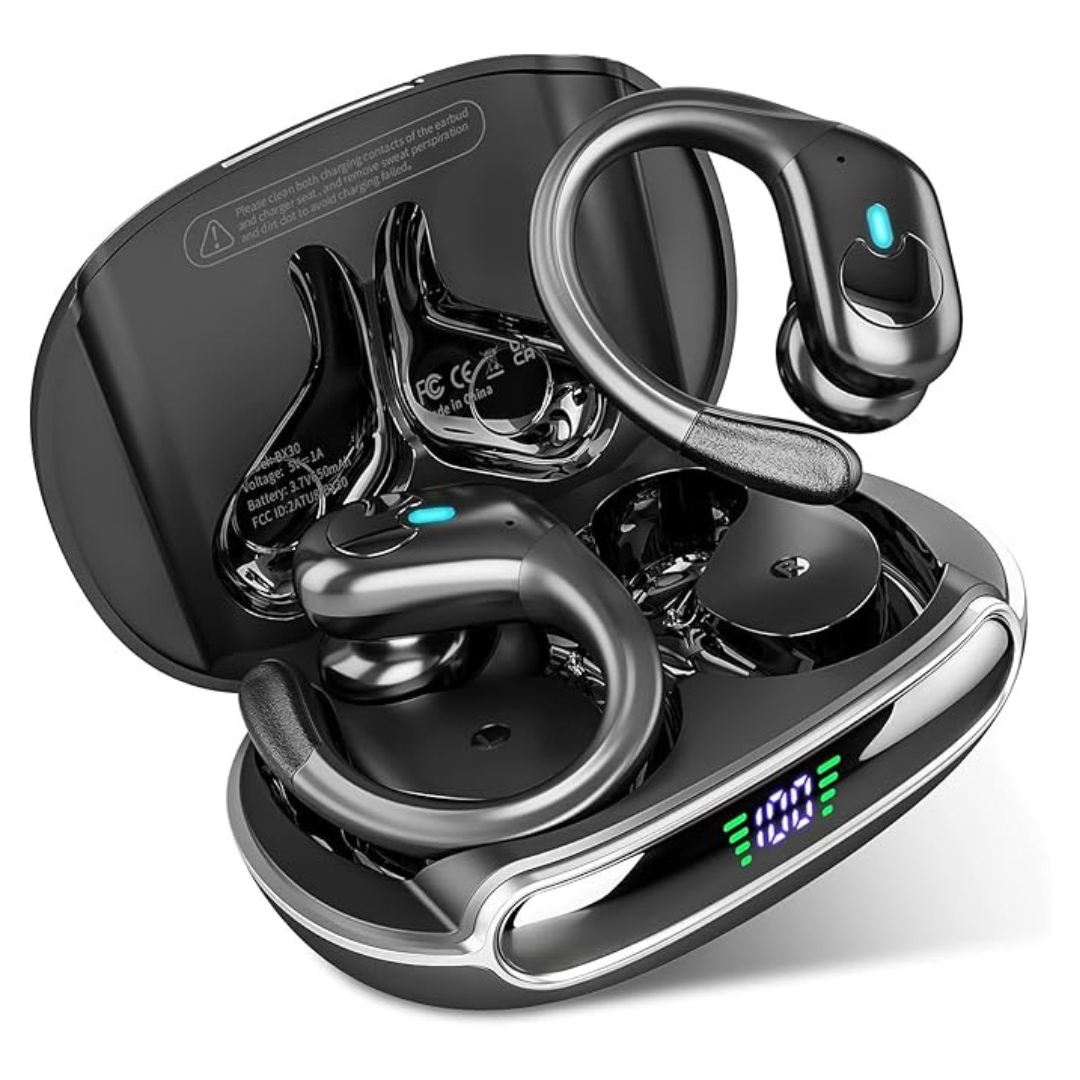Sajawass IPX7 Waterproof HiFi Stereo Bluetooth 5.3 Earbuds