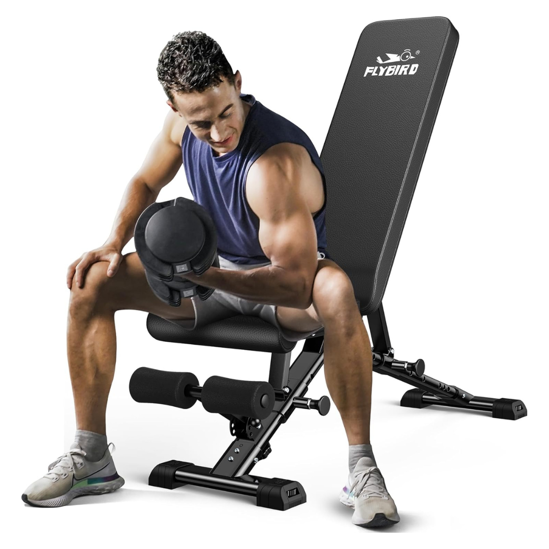 Flybird Adjustable Strength Weight Training Bench
