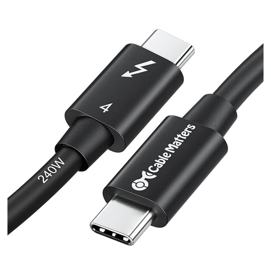 3.3"Cable Matters 240W 40Gbps Thunderbolt 4 USB-C Cable