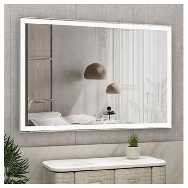 Spoflyinn 60" x 40" Touch LED Waterproof Vanity Mirror