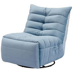 Spoflyinn Modern Velvet Lounge Chair (220 Lb Capacity)