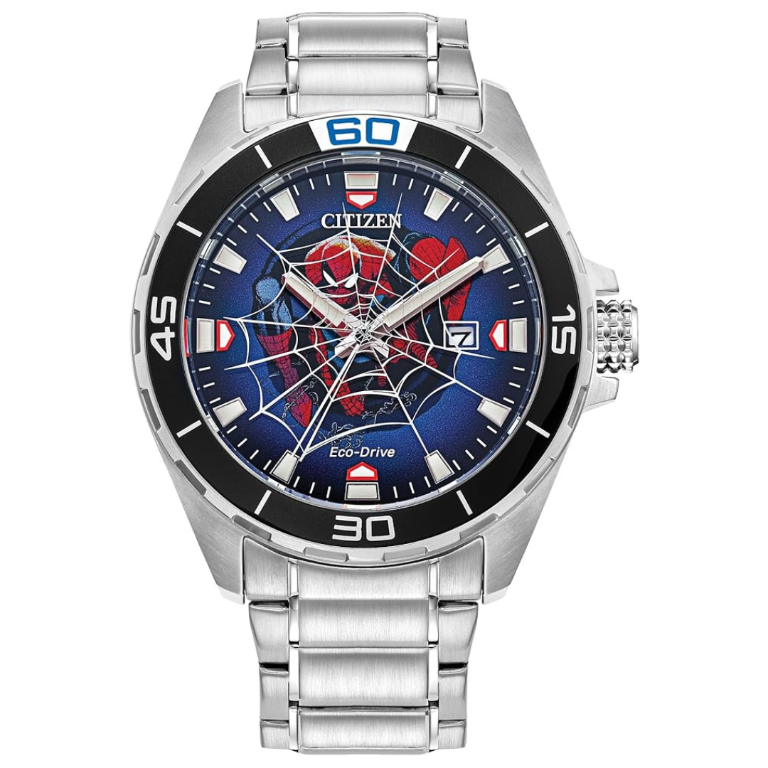 Citizen Men's Eco-Drive Marvel Spider Man Stainless Steel Watch