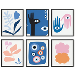 6 Pack Abstract Colorful Art Poster