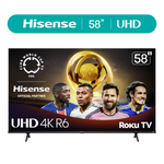 Hisense R6 Series 58" 4K Ultra HDR Smart LED Roku TV