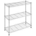 Whitmor 3-Tier Heavy Metal Shelving Unit
