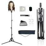 Mannequin Head Metal Tripod Stand