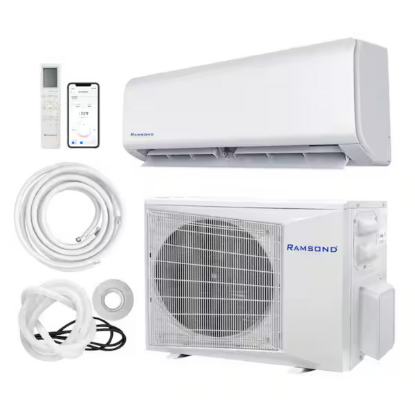 Ramsond 12000 BTU SEER 19 1+Ton Wi-Fi Mini Split Air Conditioner