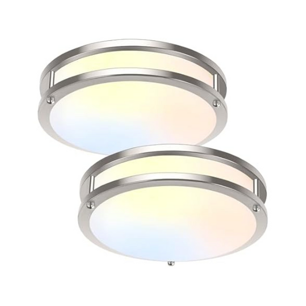 2-Pack TOBUSA 30W 10" 3600lm LED Ceiling Lights Fixtures