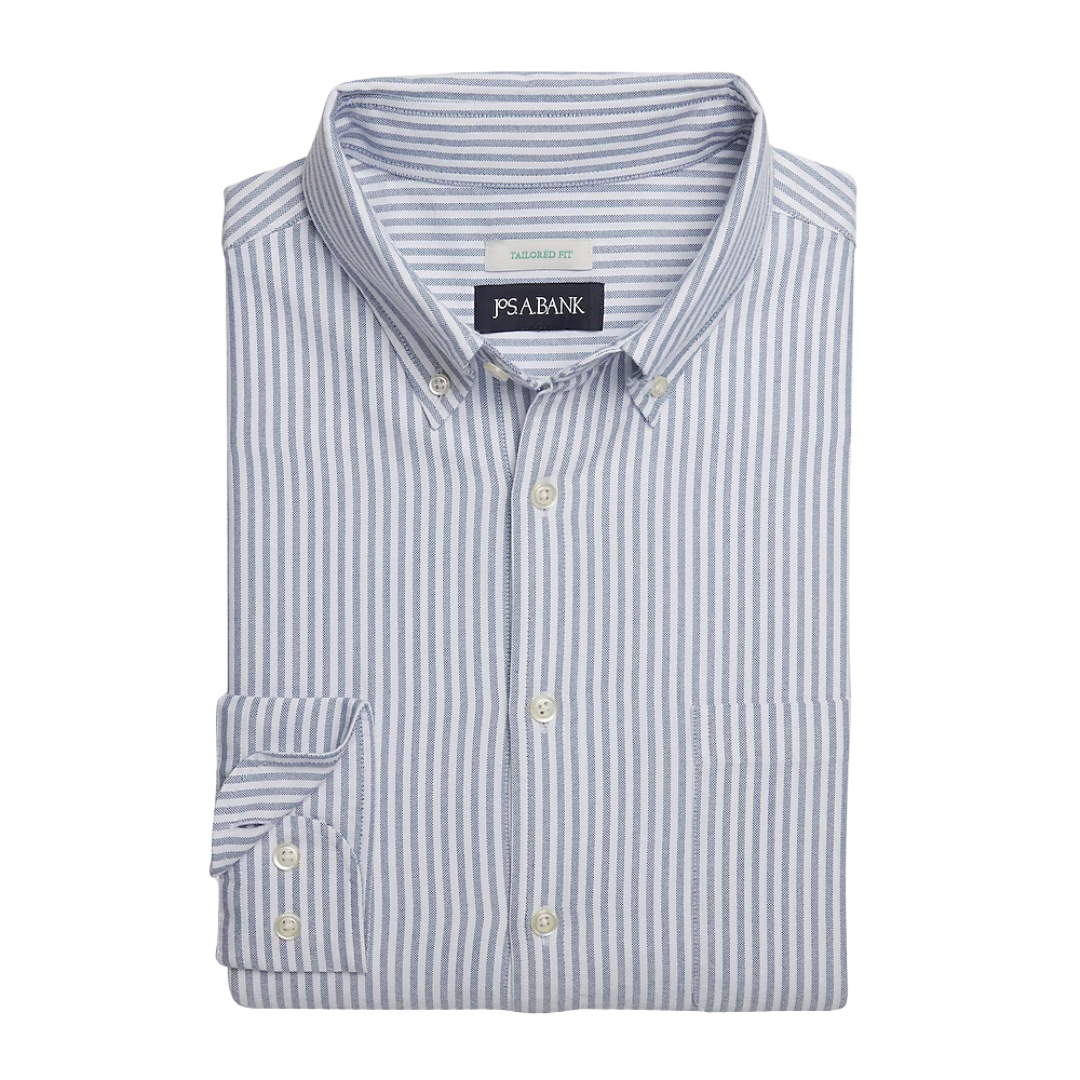 Jos. A. Bank Tailored Fit Button-Down Collar Sportshirt