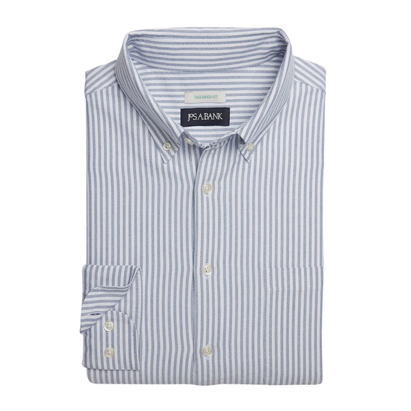 Jos. A. Bank Tailored Fit Button-Down Collar Sportshirt