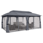 Abccanopy 10ft x 20ft Outdoor Gazebo With Mosquito Netting