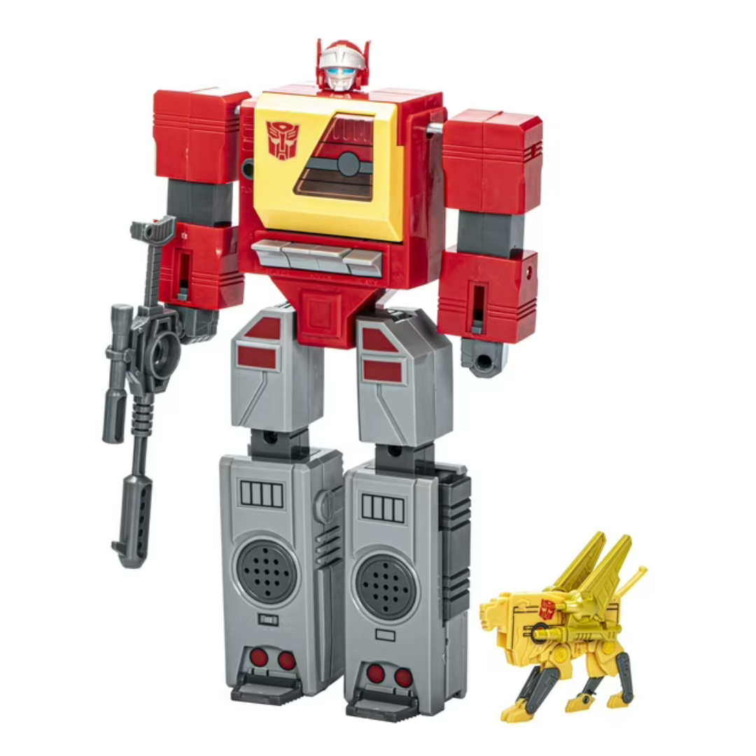 Transformers Retro 40th Anniv. Autobot Blaster & Steeljaw Toy Figure Set