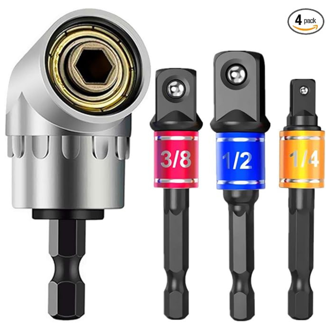 CIGOTU Impact Grade Driver Socket Adapter Extension Set