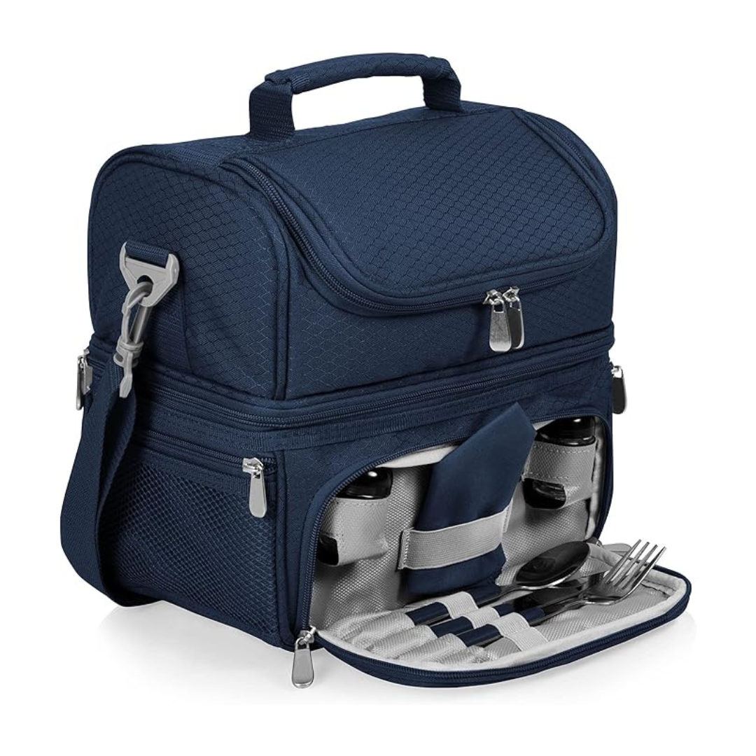 Picnic Time Pranzo Insulated Lunch Bag With Utensils (2 Colors)