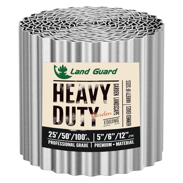Land Guard 6" x 50-Ft Heavy Duty Corrugated Garden Edging Border