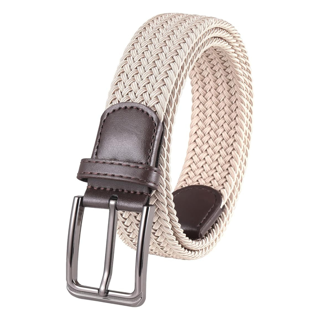 Loveliome Stretch Woven Braided Golf Men's Belt