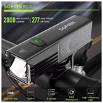 Sofirn BS01 2000 Lumen USB-C Rechargeable Front Bike Light