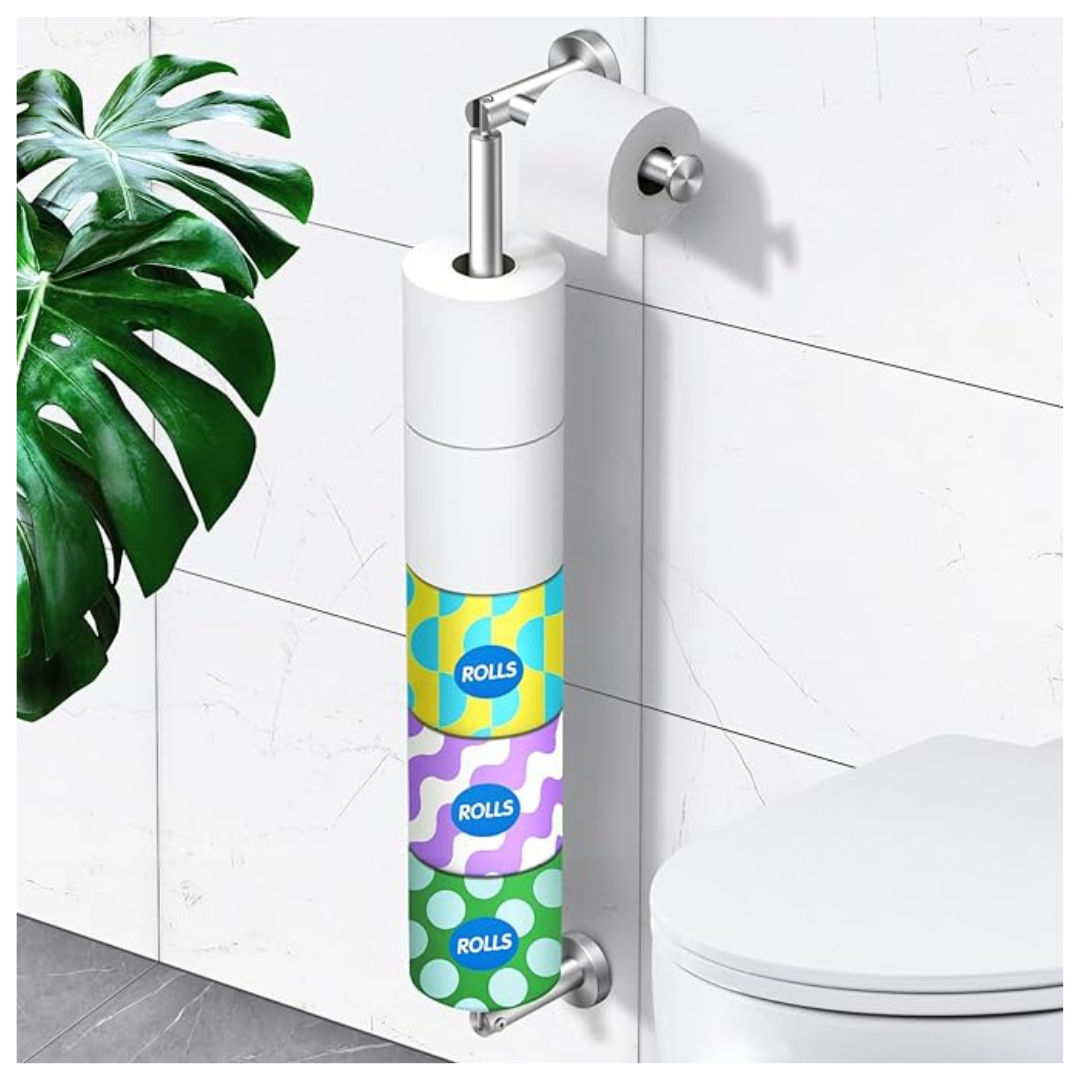 Modern Stainless Steel Toilet Paper Holder Wall Mount