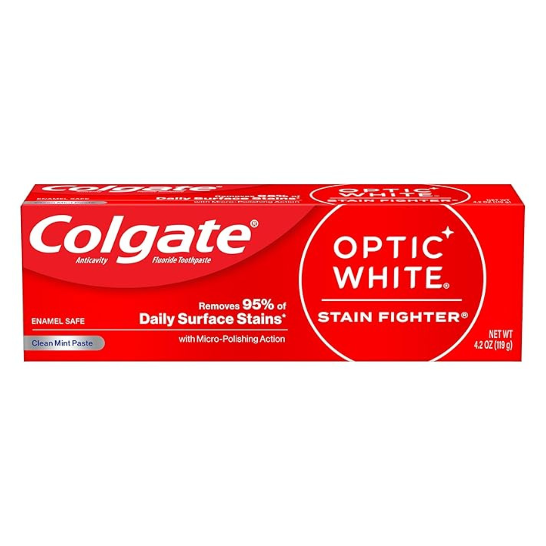 4.2-Oz Colgate Optic White Stain Fighter Whitening Toothpaste