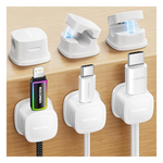 6-Piece Rocoren Magnetic Cable Clips Cord Organizer