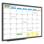 JILoffice 24 X 18 Inch Magnetic Dry Erase Calendar Whiteboard