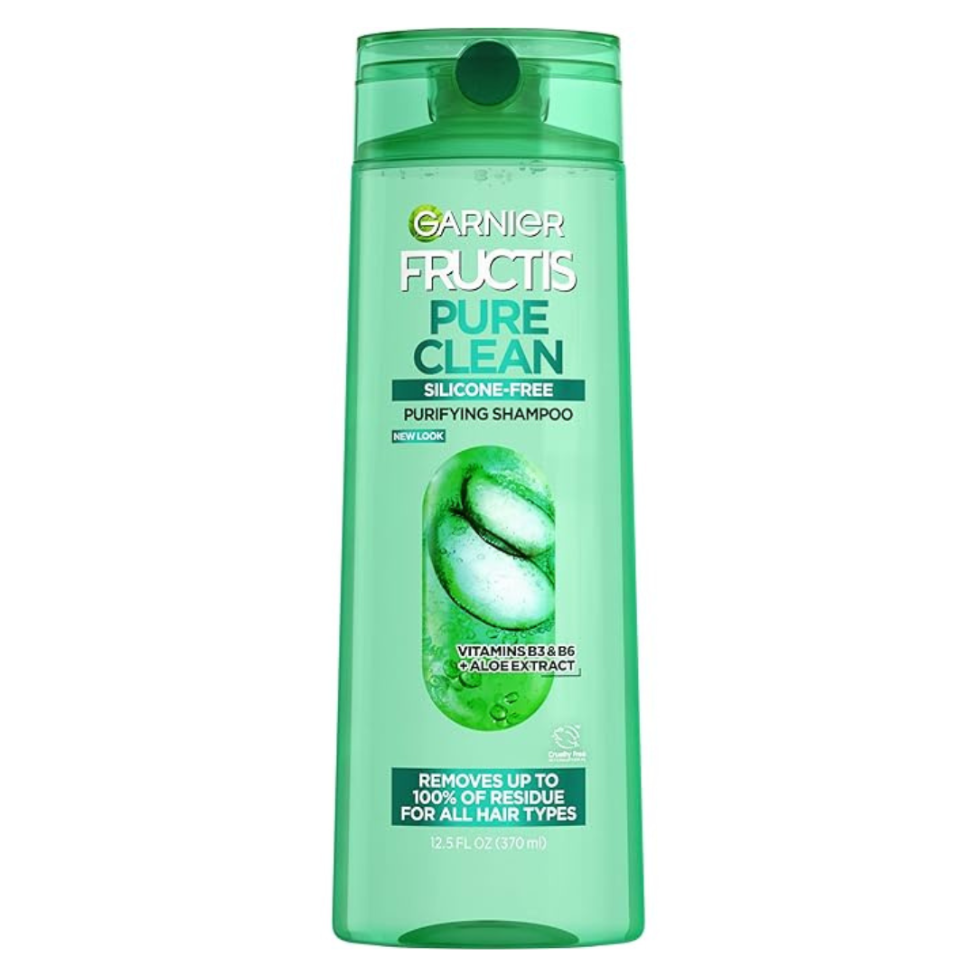 2 Bottles Of Garnier Fructis Pure Clean Purifying Shampoo (12.5 Fl Oz)
