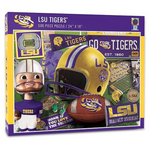 500-Piece YouTheFan NCAA LSU Tigers Retro Series Puzzle (18" x 24")