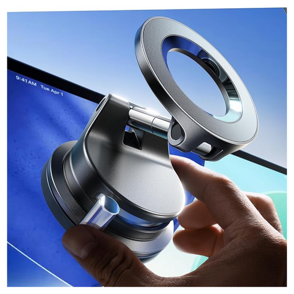 LISEN Retractable Vacuum Magnetic Car Phone Mount