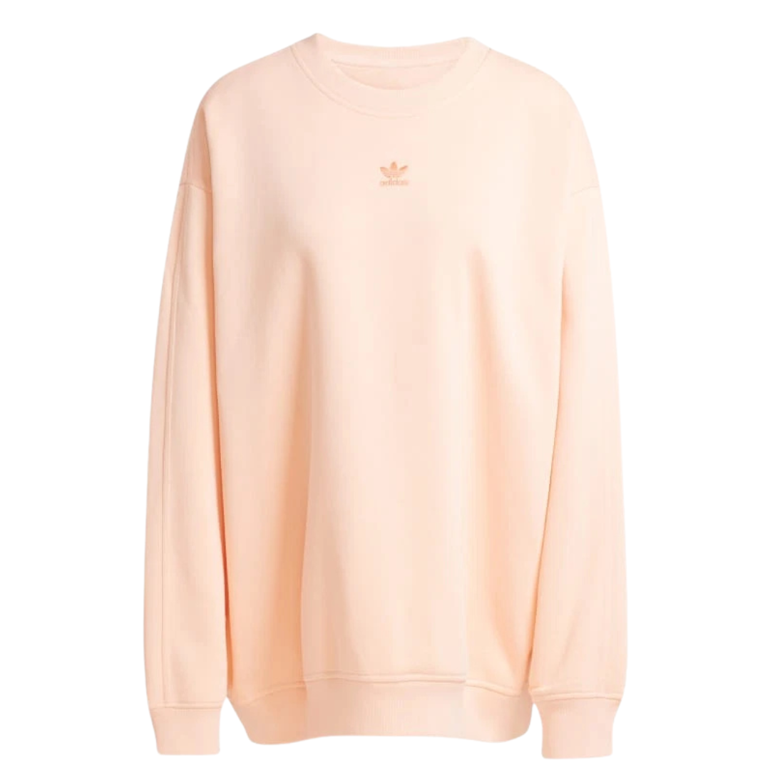Adidas Women's Essentials Fleece Long Oversized Crew Sweatshirt