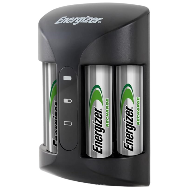 Energizer AA & AAA Battery Charger W/ 4 AA NiMH Rechargeable Batteries