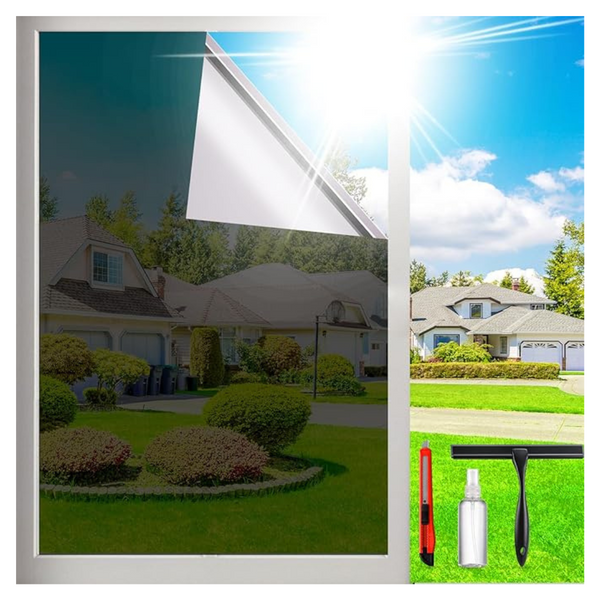 Sun Blocking Privacy Window Tint Film (17.5" x 78.74")