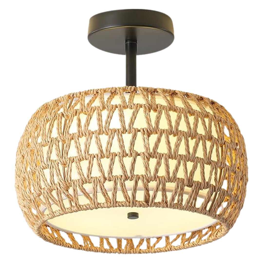 Boho Semi Flush Mount Ceiling Lights