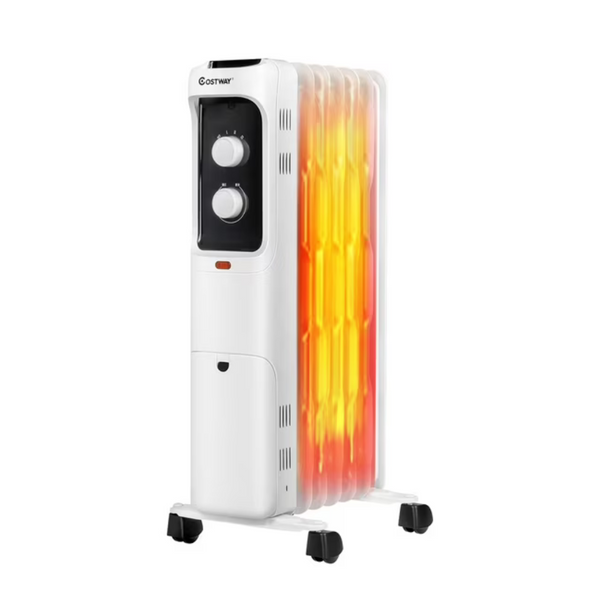 1500W Oil Filled Heater Portable Radiator Space Heater