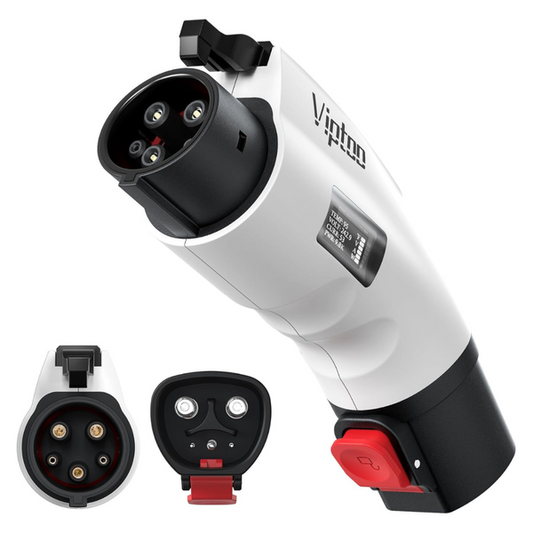 VIPTOO For Tesla To J1772 Adapter With Screen Display