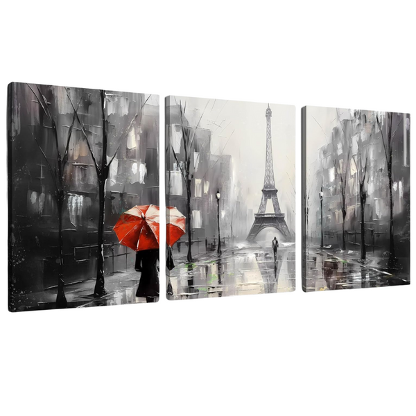 3 Pcs Eiffel Tower Wall Art