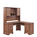 T4TREAM 59" L Shaped Executive Desk With Hutch