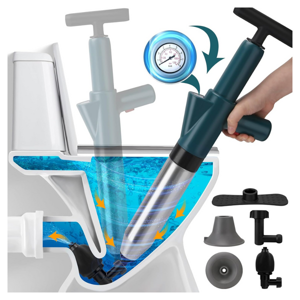 Toilet Plunger Air Drain Blaster