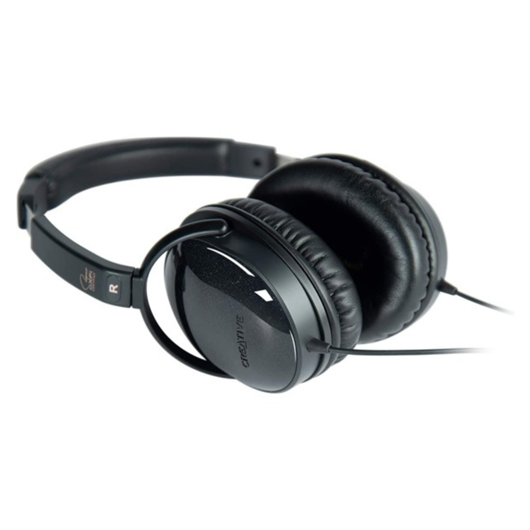 Creative Aurvana Live SE Over-Ear Headphones Optimized Cinematic Audio