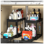 2-Pack Under Sink Organizer Rack