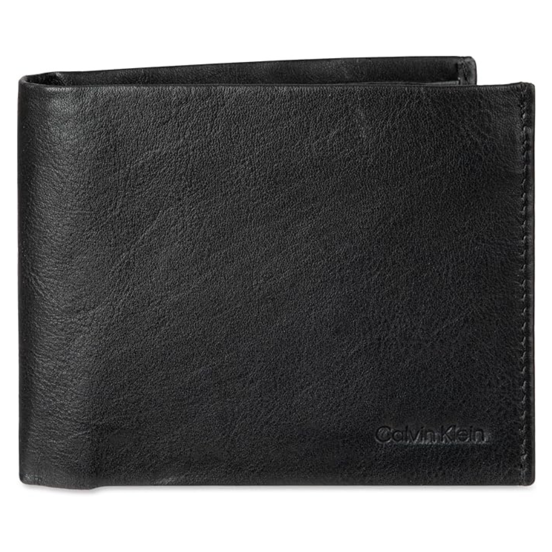 Calvin Klein Men's RFID Leather Minimalist Bifold Wallet (Various)